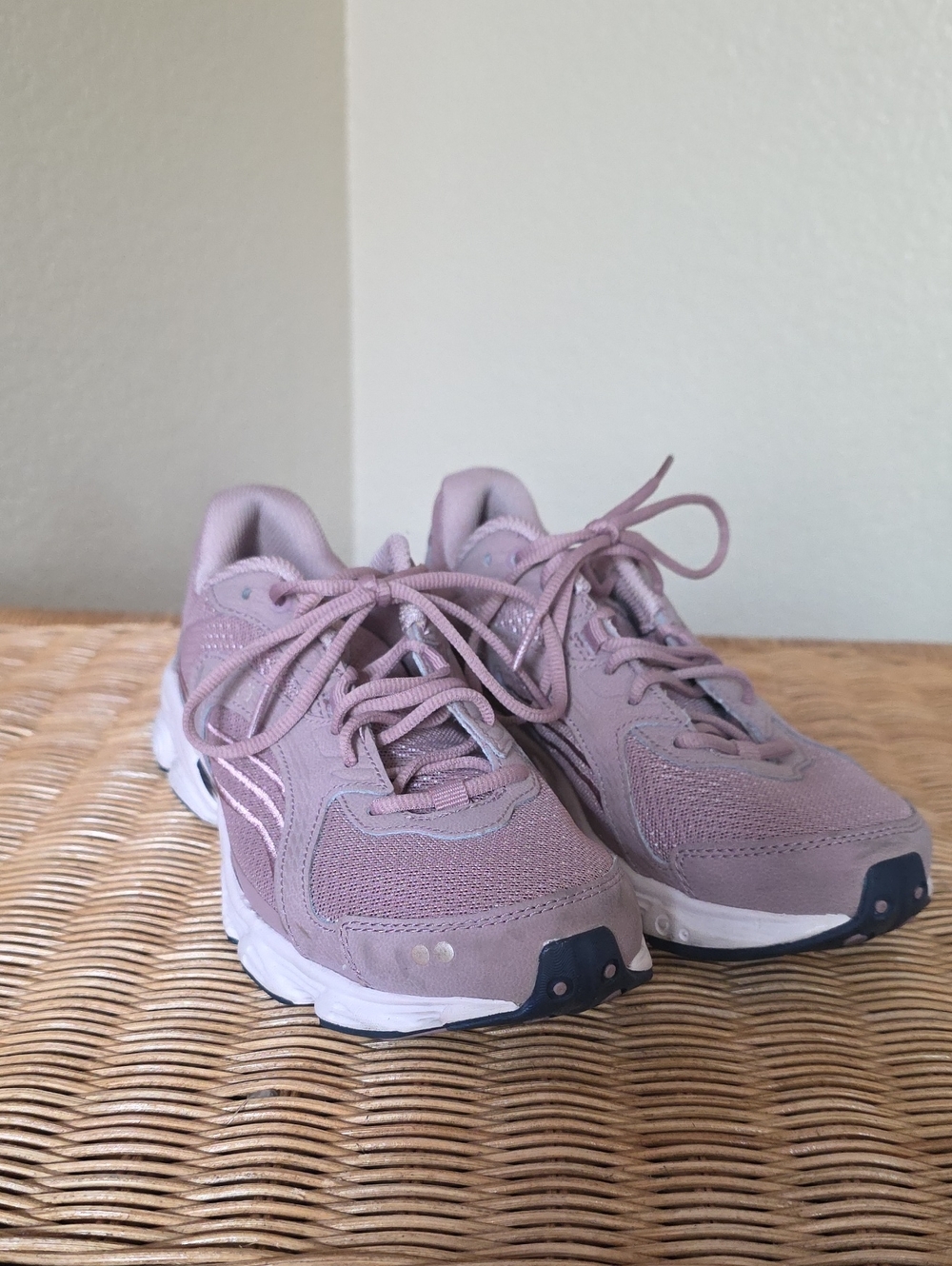 Ryka Women’s Lace-Up Sneakers in Dusty Mauve